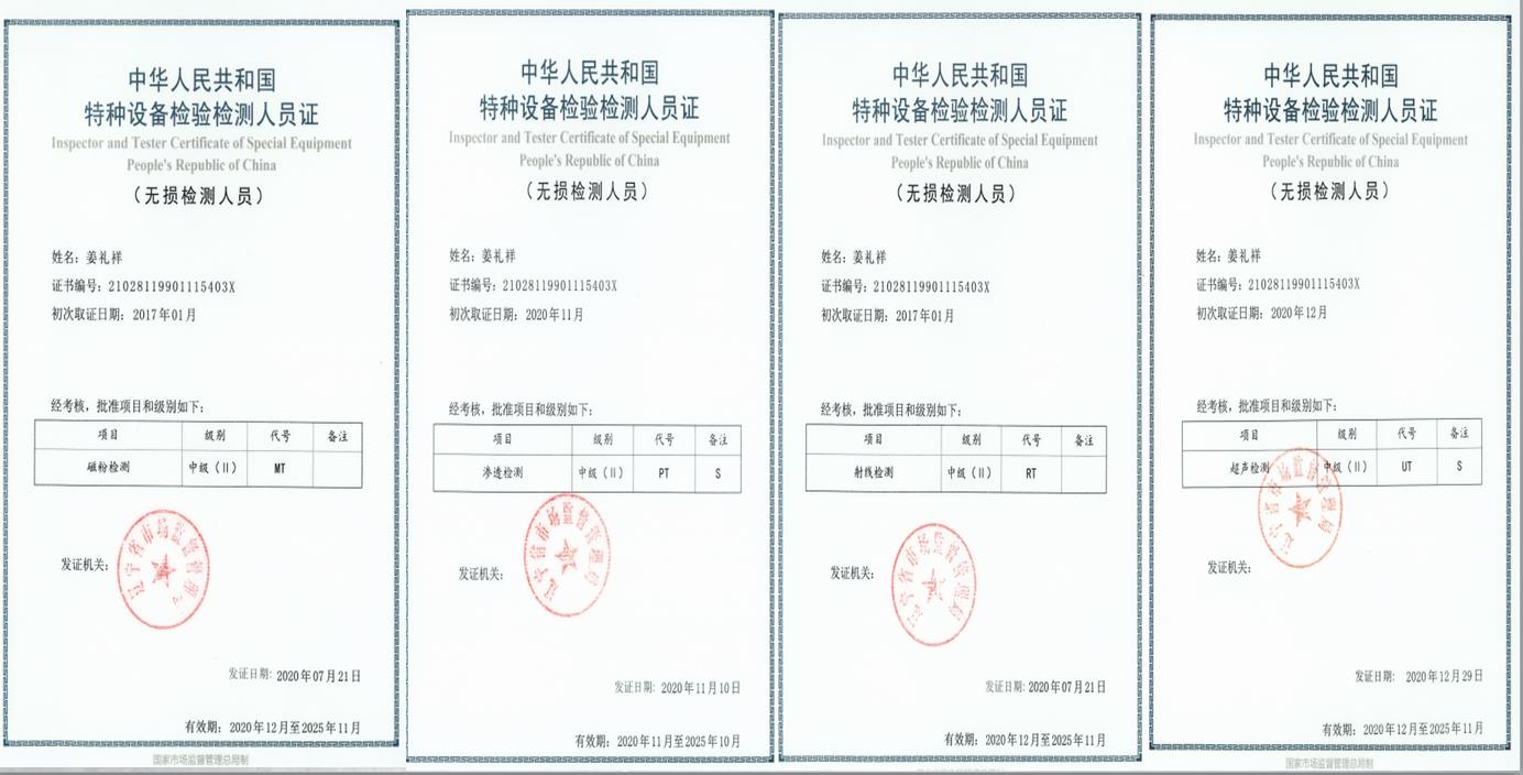 惠州九丰石化-职称证书 professional title certificate